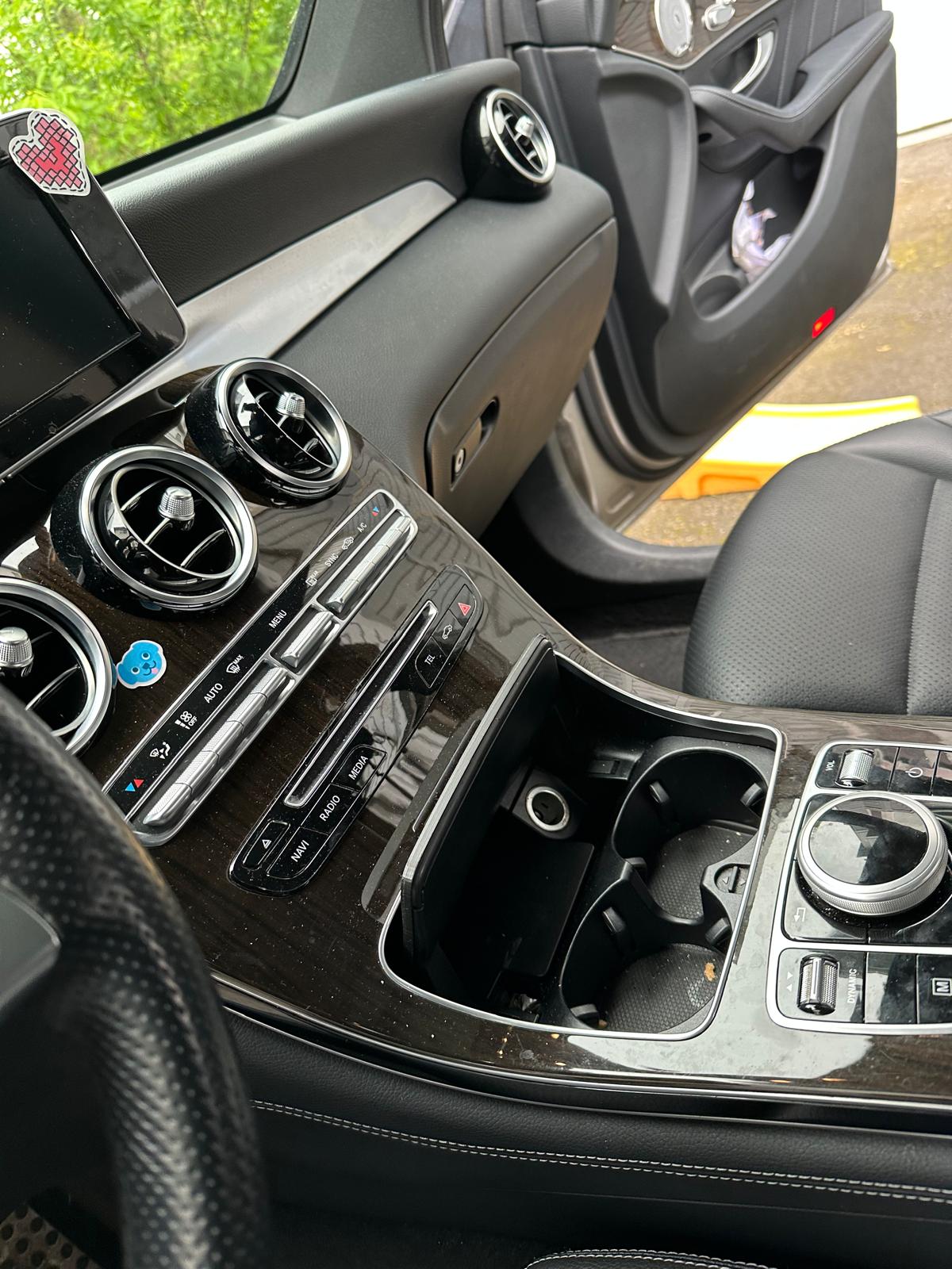Mercedes cargo area after detailing
